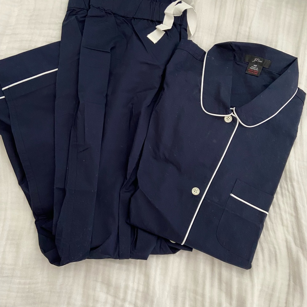 J Crew Cotton Pajama Set